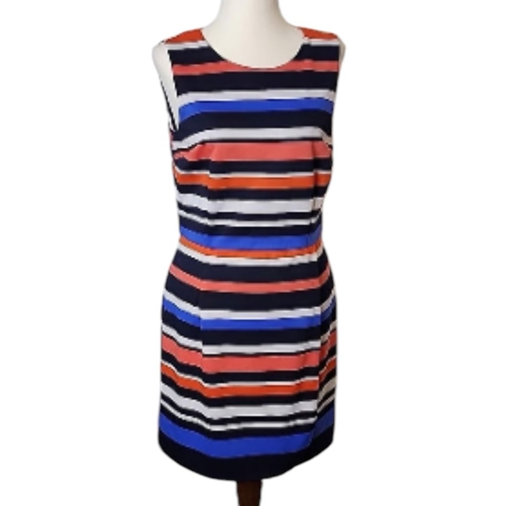 Vince Camuto stripped sleeveless dress